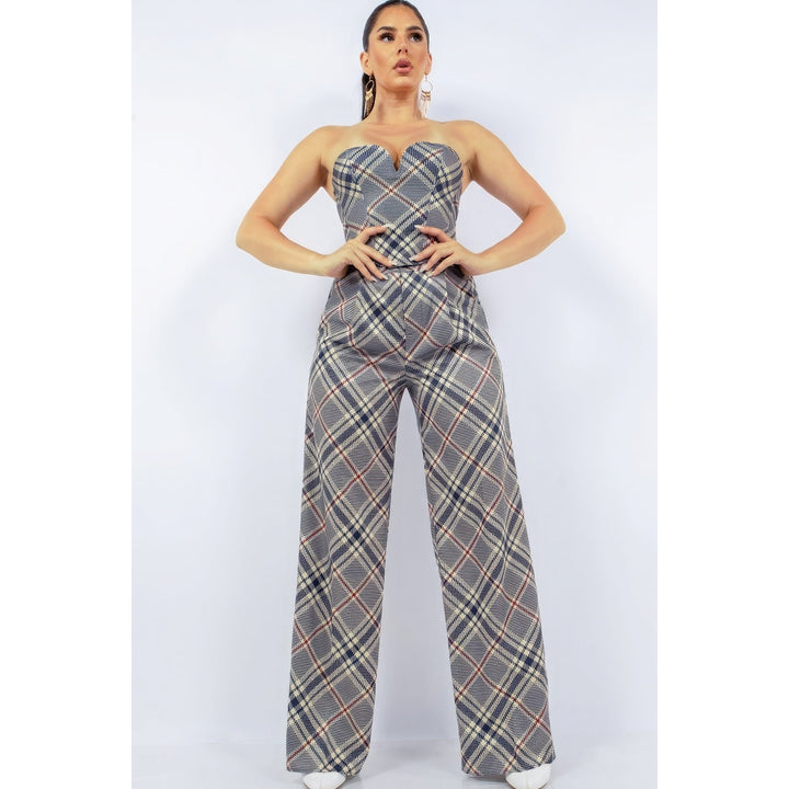 Bustier Top and Wide Pants Set Image 1