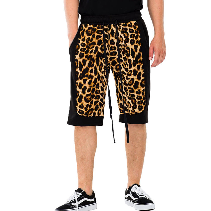 Cheetah Block Shorts Image 2