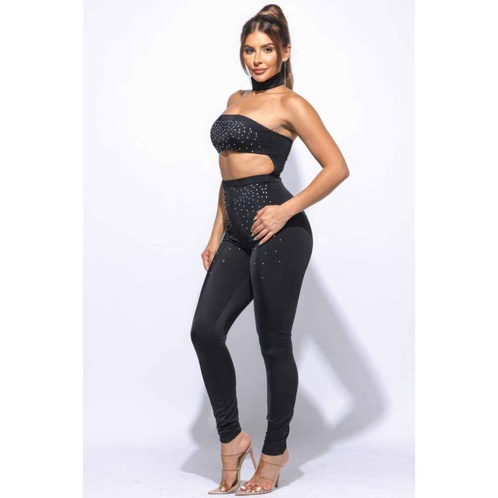 Chocker Tube Jumpsuit Image 2