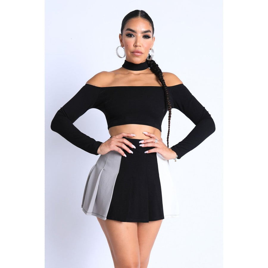 Choker Off-shoulder Top Set Image 1