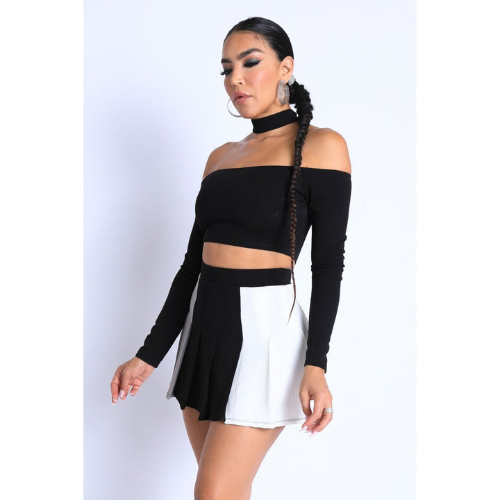 Choker Off-shoulder Top Set Image 2