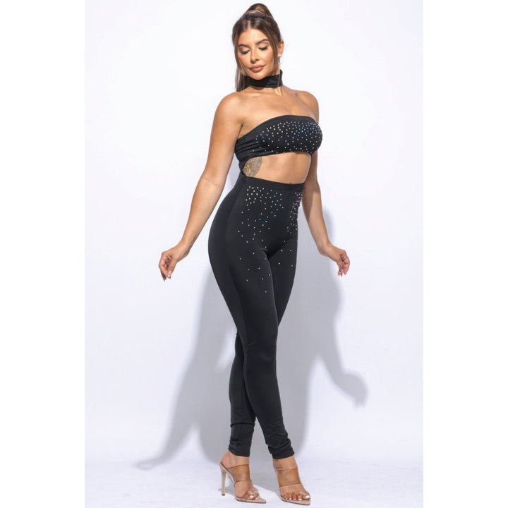 Chocker Tube Jumpsuit Image 3