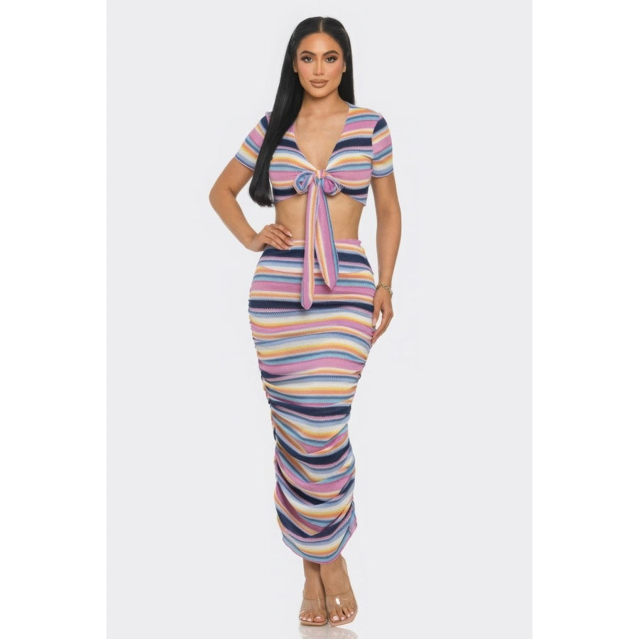 Color Me Mine Beach Sarong Skirt Set Image 1