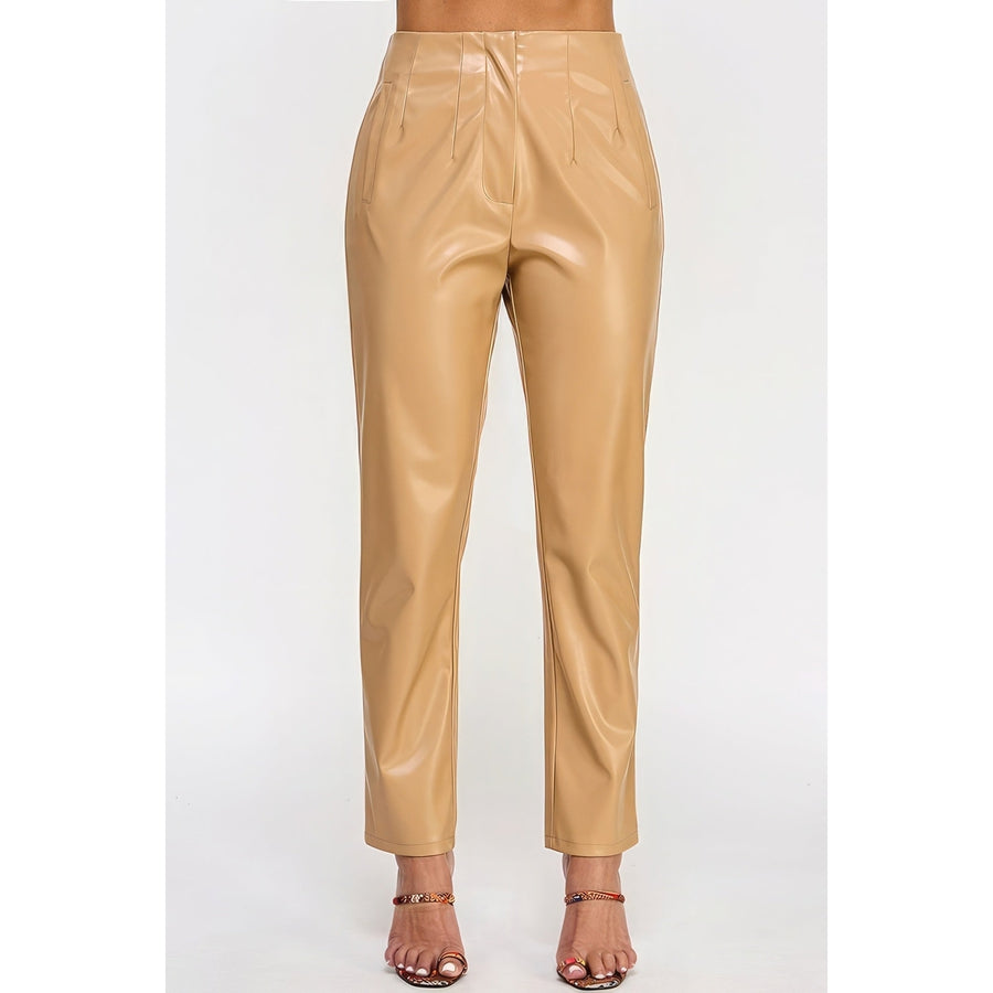 Faux Leather Pants Image 1