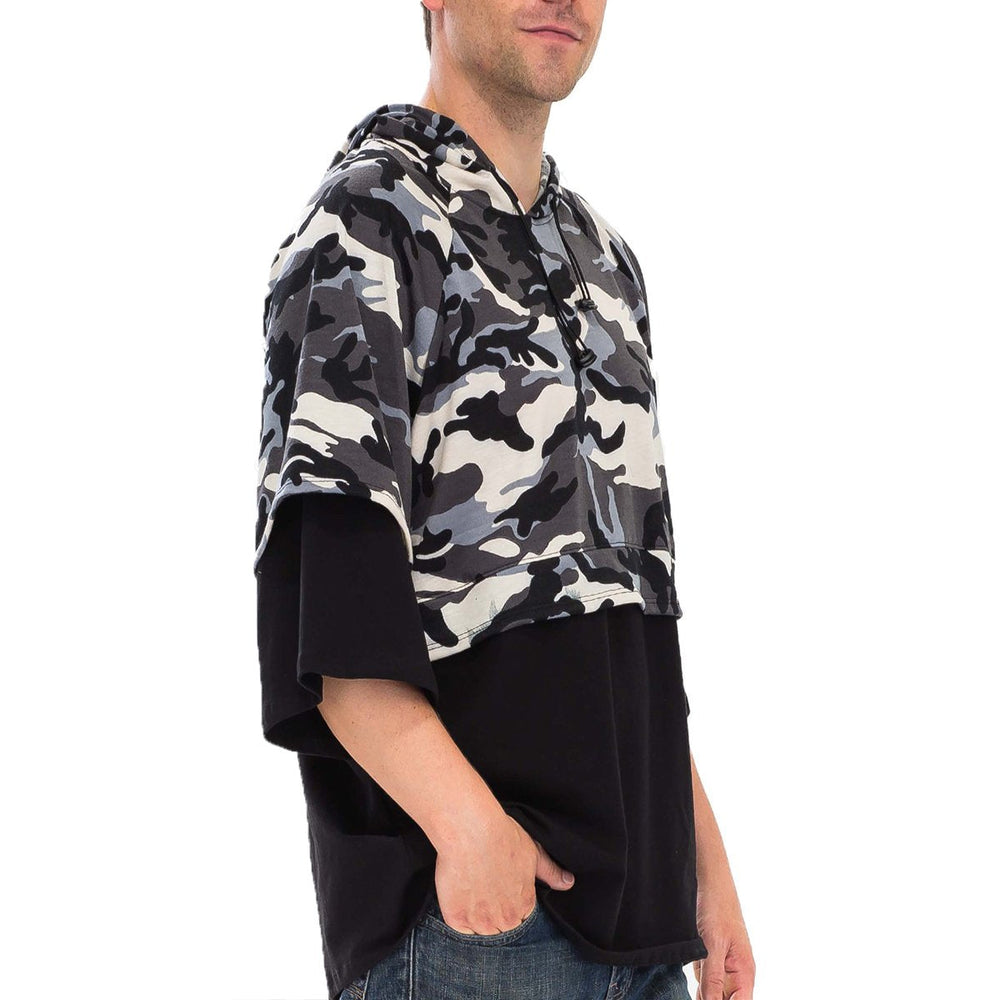 HALF CAMO FRENCH TERRY PULLOVER Image 2