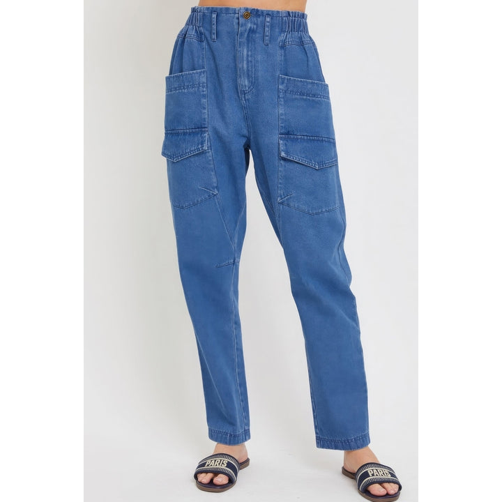 Denim Jogger Pants Image 1