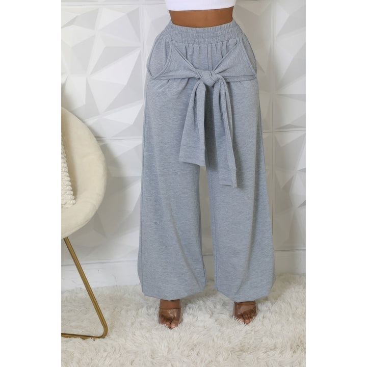 High-waisted Stretch Pants Image 1