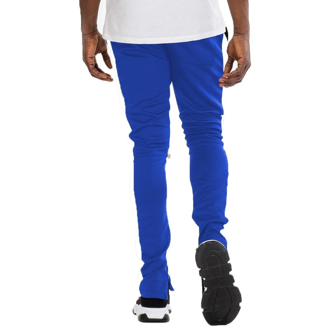 HOLIDAY TRACK PANTS- ROYAL/ WHITE Image 2