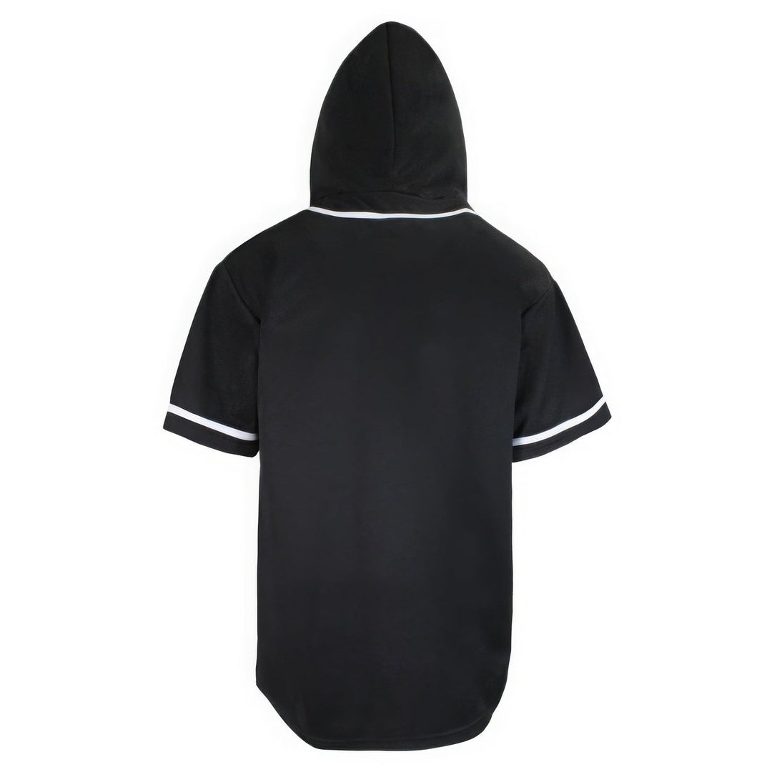 Hooded Baseball Jersey Image 2