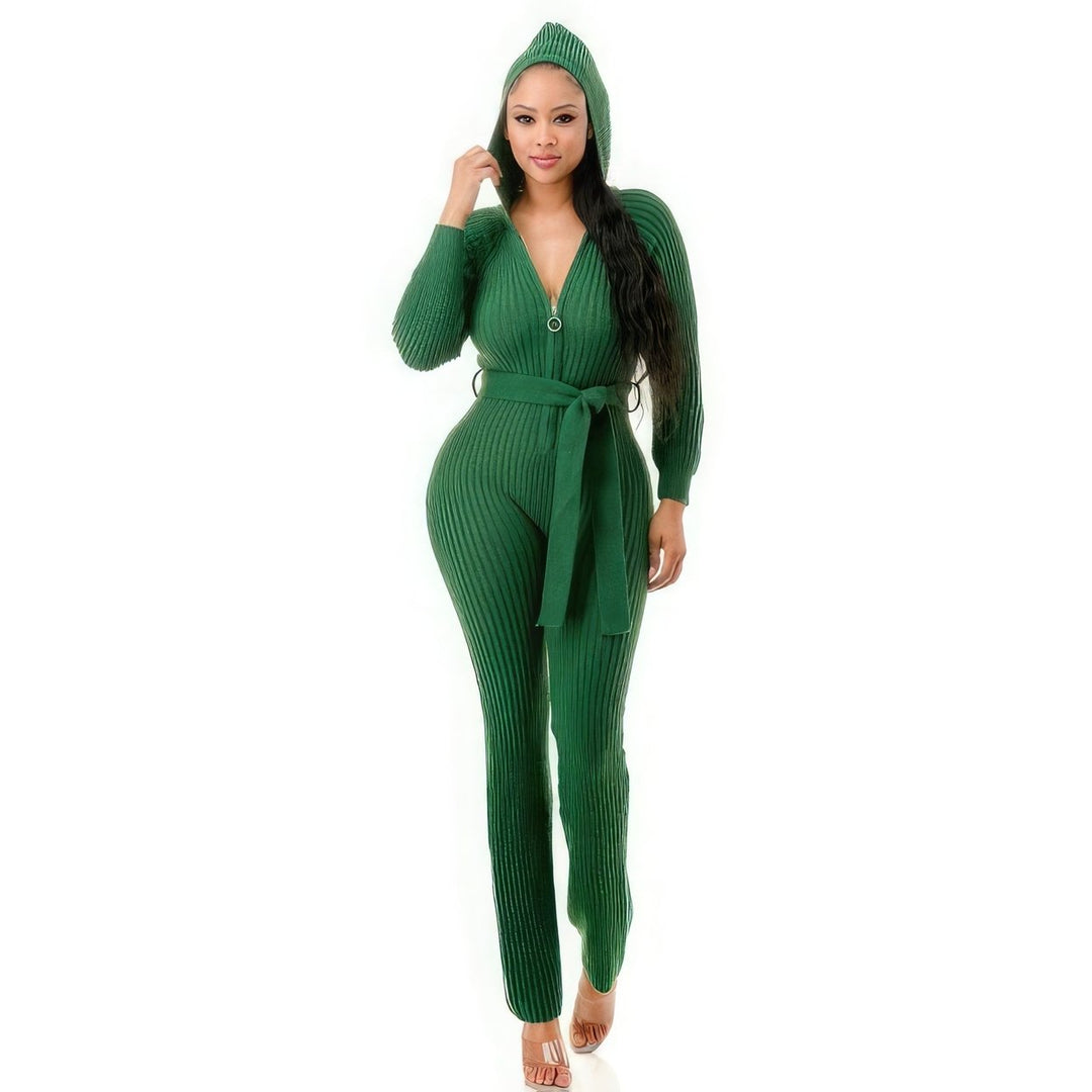 Monroe Hooded Jumpsuit Image 1