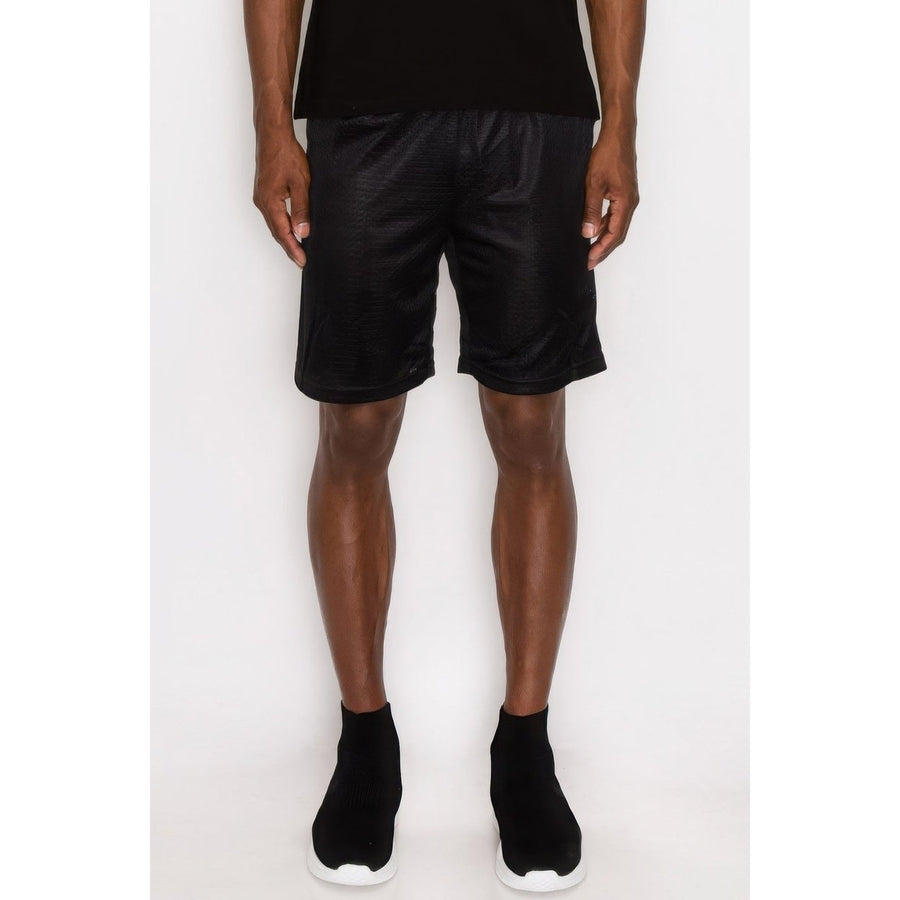 Men Mesh Basketball Shorts Image 1