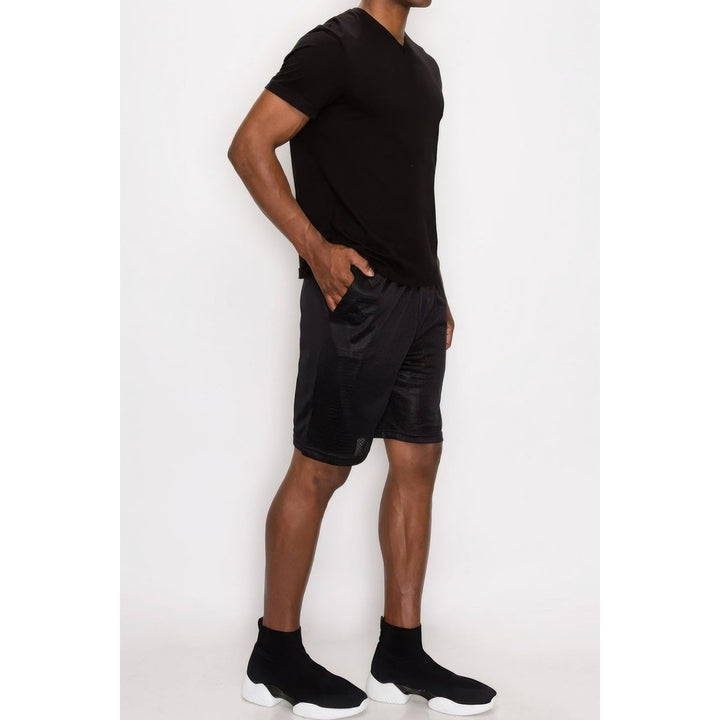 Men Mesh Basketball Shorts Image 2