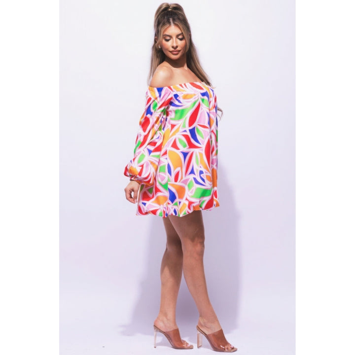 Off Shoulder Bubble Dress Image 2