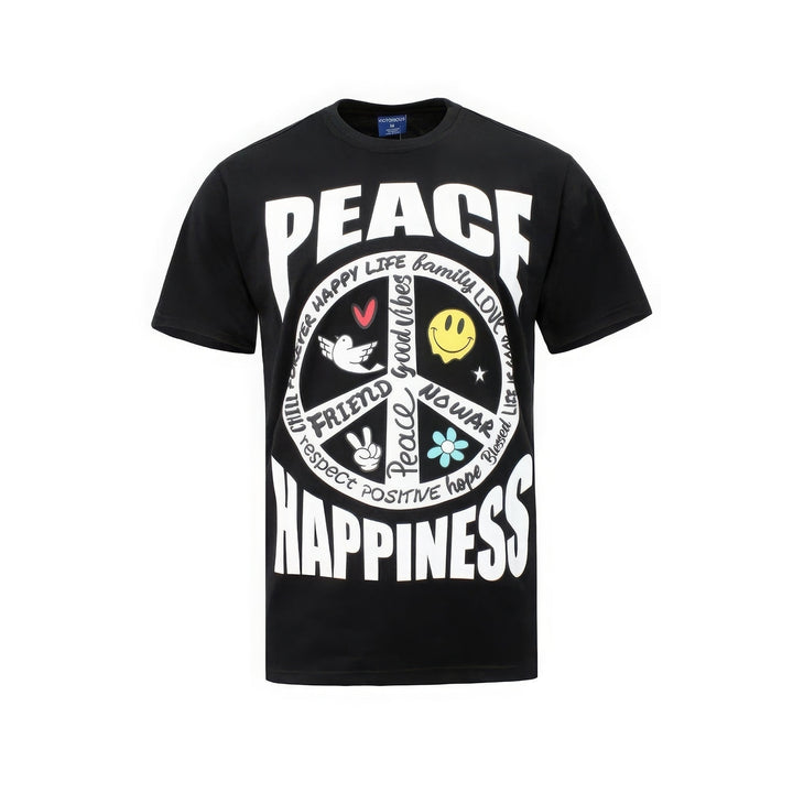 Peace Happiness T-shirts Image 1