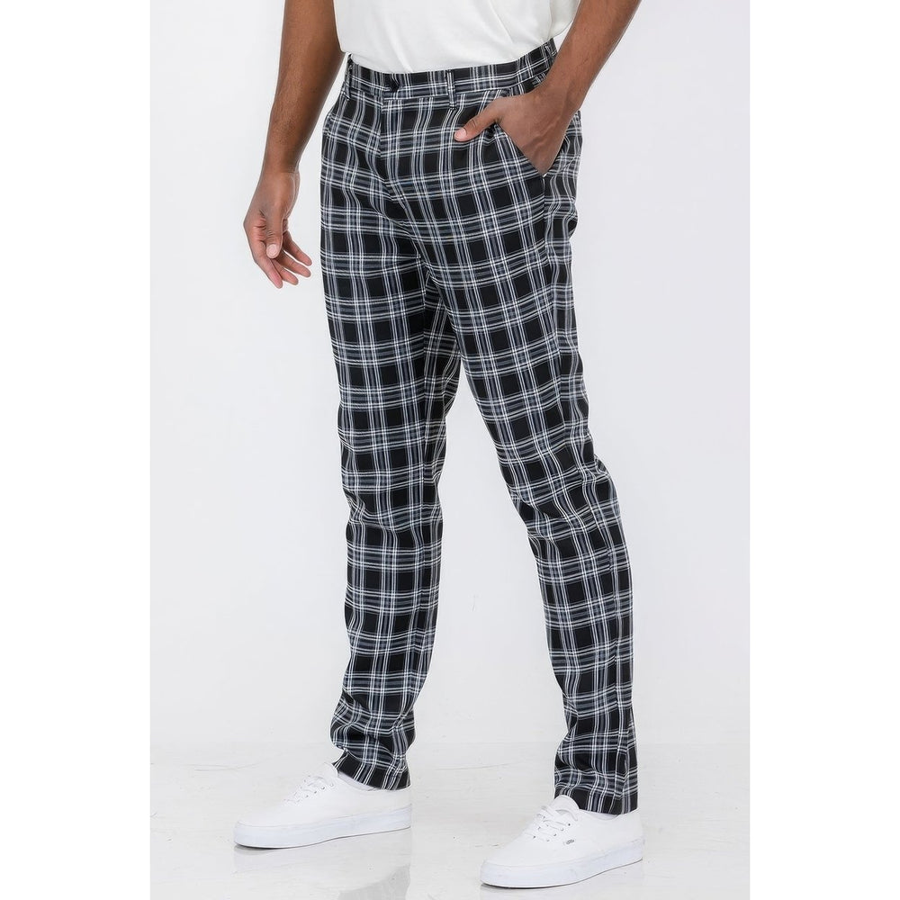 Plaid Trouser Pants Image 2