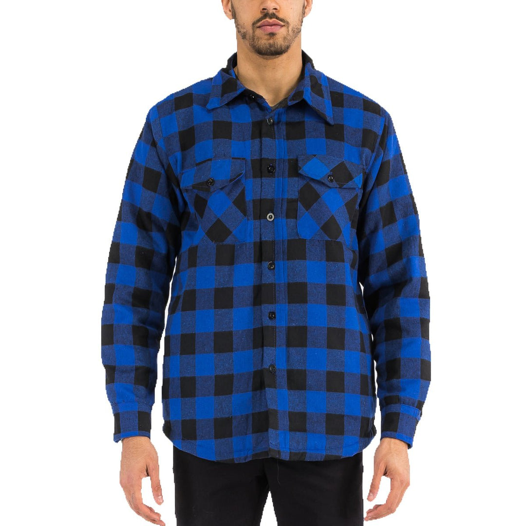 Quilted Flannel Shirt Image 1