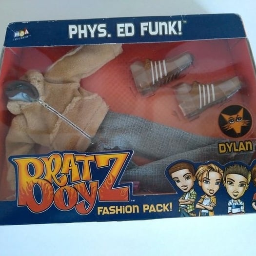 6 Pack Full Collection Bratz Boyz Doll Fashion Pack Clothes with Shoes Image 2