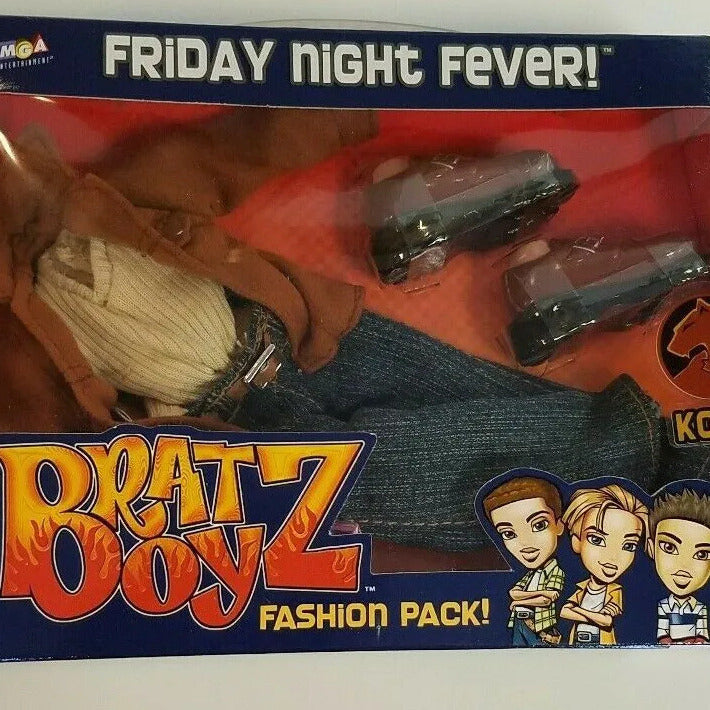 6 Pack Full Collection Bratz Boyz Doll Fashion Pack Clothes with Shoes Image 4