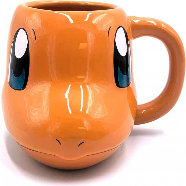 Pokemon Charmander Face Sculpted 20oz Ceramic Mug Image 1