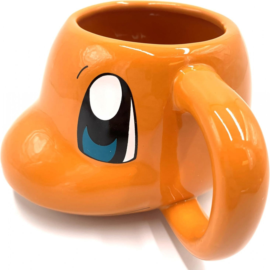 Pokemon Charmander Face Sculpted 20oz Ceramic Mug Image 4