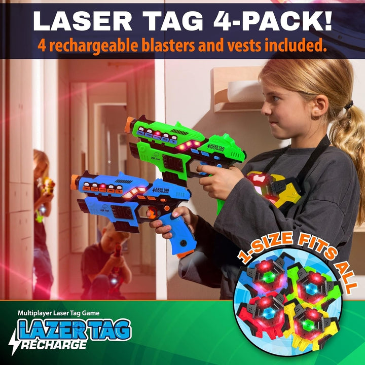 4-Pack: USA Toyz Laser Tag Game Image 4