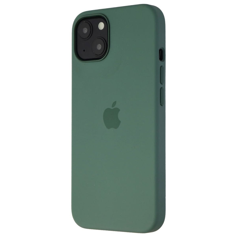 Apple Silicone Case for MagSafe for Apple iPhone 13 - Eucalyptus Green Image 1