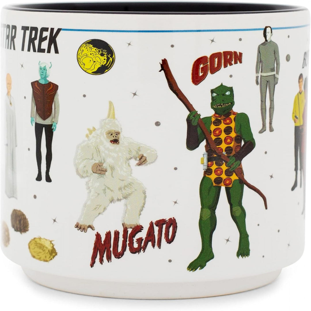 Star Trek Aliens Villains and Crew 20oz Ceramic Camper Mug Image 3