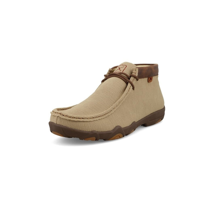 Twisted X Casual Shoes Mens Chukka UltraLite Khaki Brown MDMU001 Image 1