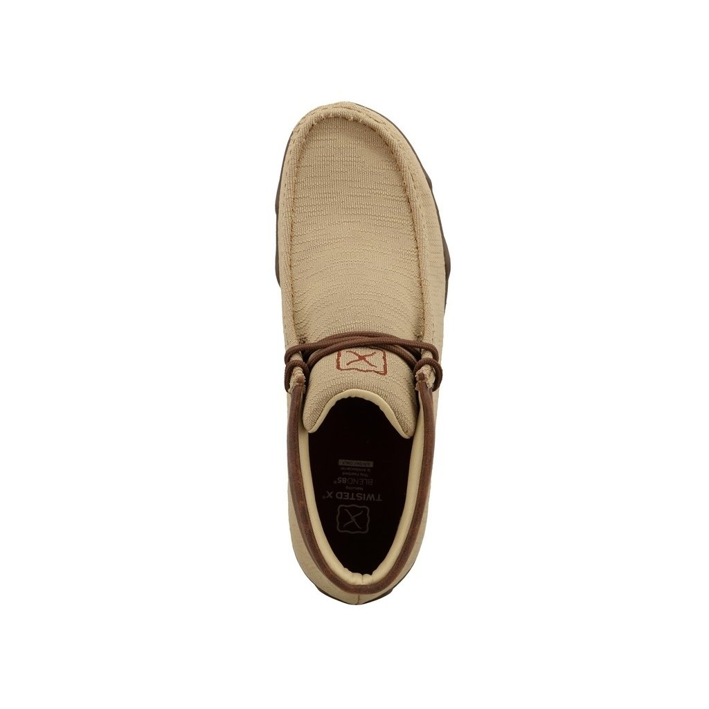 Twisted X Casual Shoes Mens Chukka UltraLite Khaki Brown MDMU001 Image 4