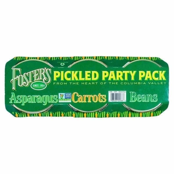 Fosters Pickled Vegetable Variety 16 Ounce (Pack of 3) Image 3