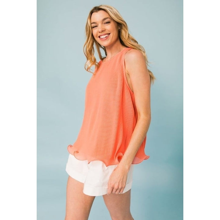 A Baby Pleated Sleeveless Top Image 3