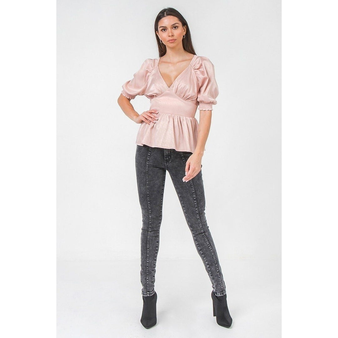 A Solid Sateen Top Image 2