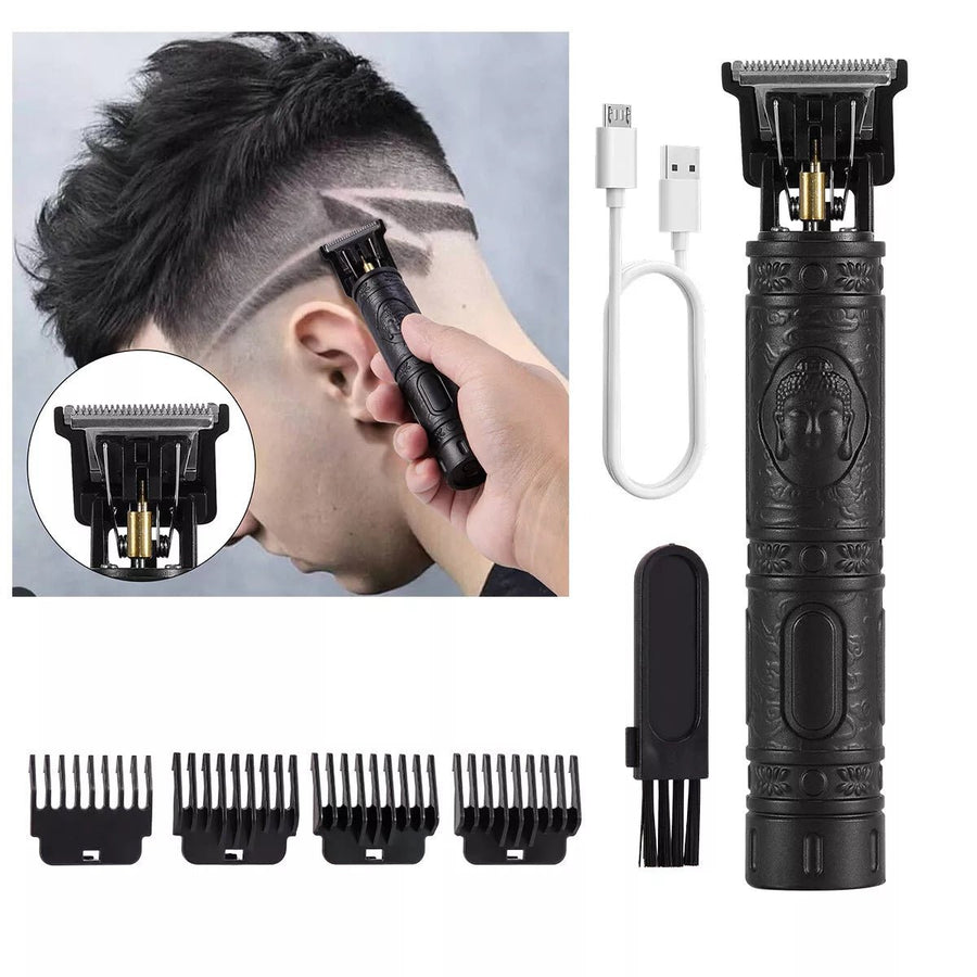 Pro Zero Gapped Cordless T-Outliner Hair Clipper Electric Trimmer Kit Wireless Image 1