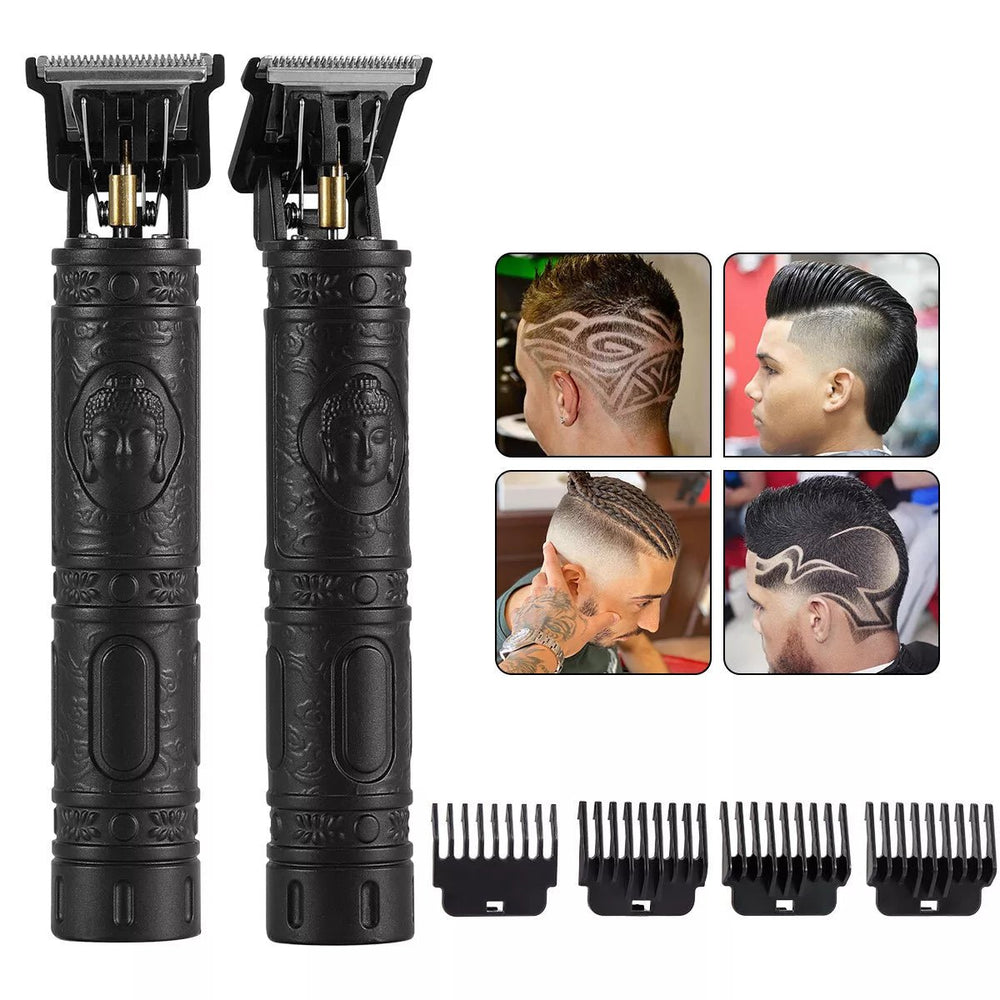 Pro Zero Gapped Cordless T-Outliner Hair Clipper Electric Trimmer Kit Wireless Image 2