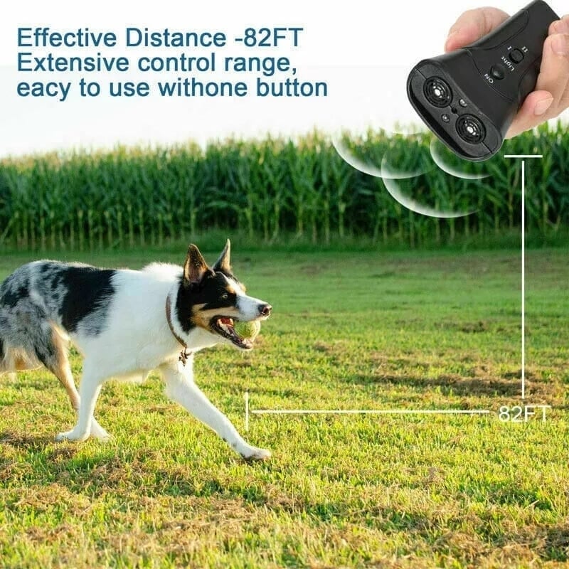 Ultrasonic Pet Dog Anti Bark Training Chaser Control Device Image 7