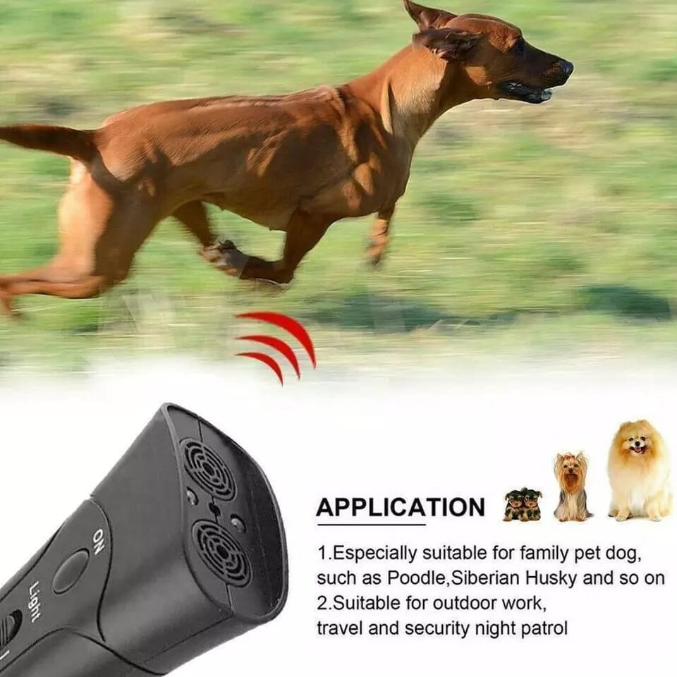 Ultrasonic Pet Dog Anti Bark Training Chaser Control Device Image 10