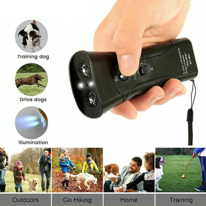 Ultrasonic Pet Dog Anti Bark Training Chaser Control Device Image 12