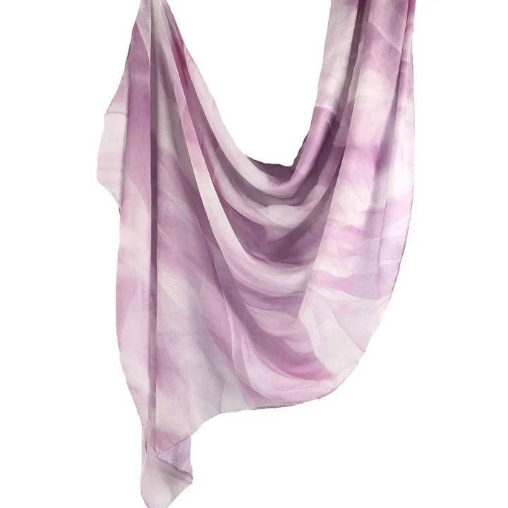 Floral Watercolour Cotton Rayon Shawl Hijab Scarf for Women Image 9