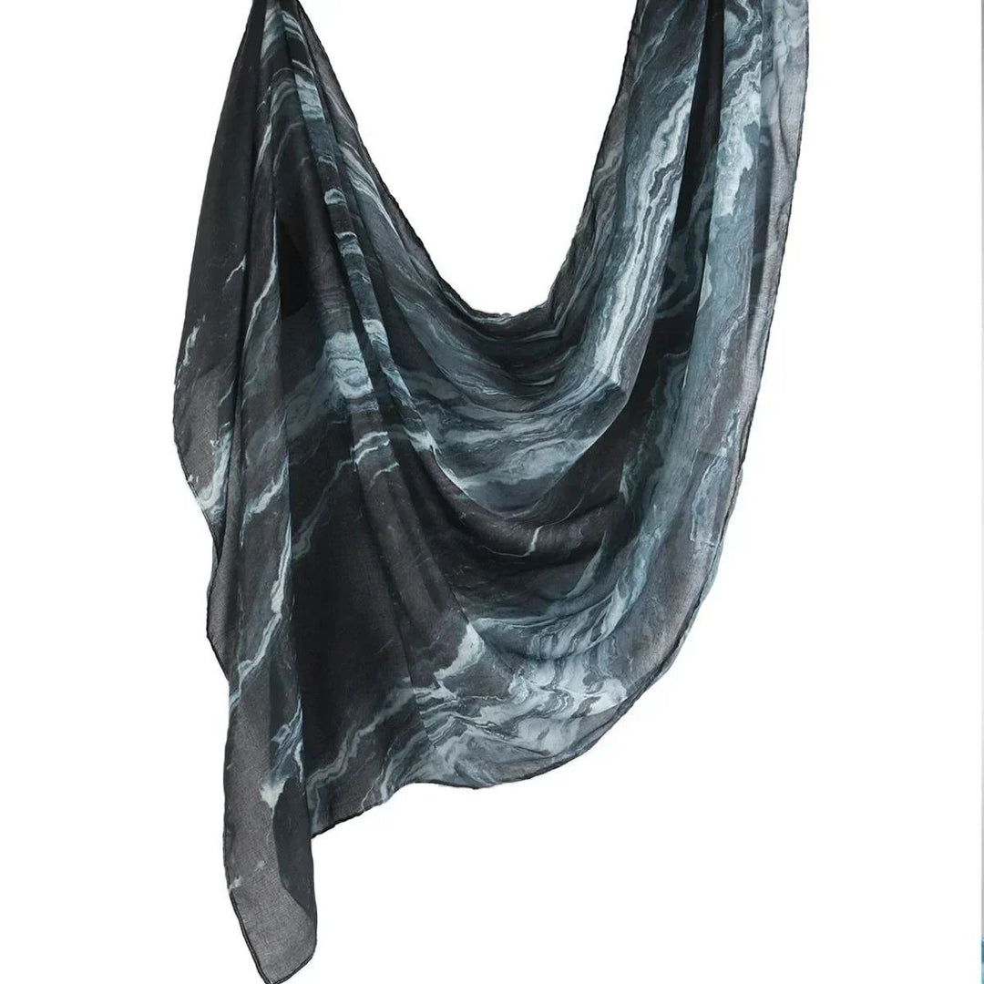 Soft Cotton Viscose Woven Floral Shawl Scarf for Women Image 9