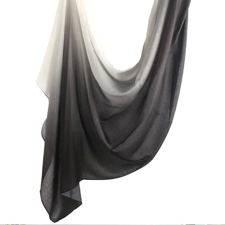 Breathable Floral Cotton Rayon Shawl Scarf for Muslim Women Image 4