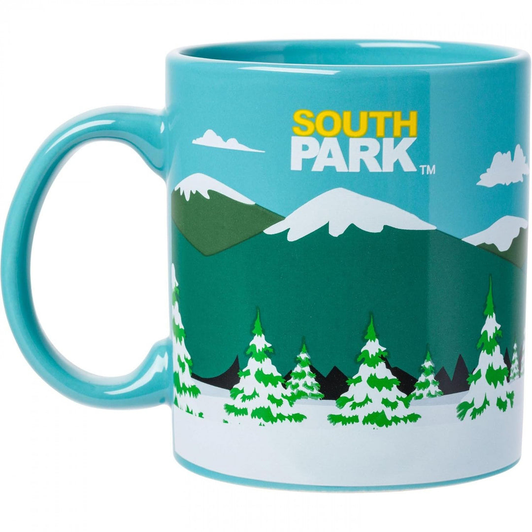 South Park Bus Stop 20oz Ceramic Camper Mug Image 2