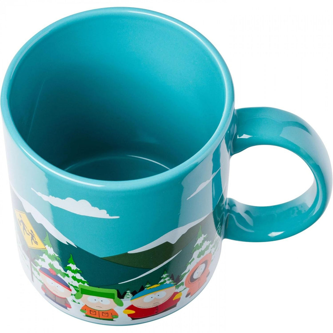 South Park Bus Stop 20oz Ceramic Camper Mug Image 4