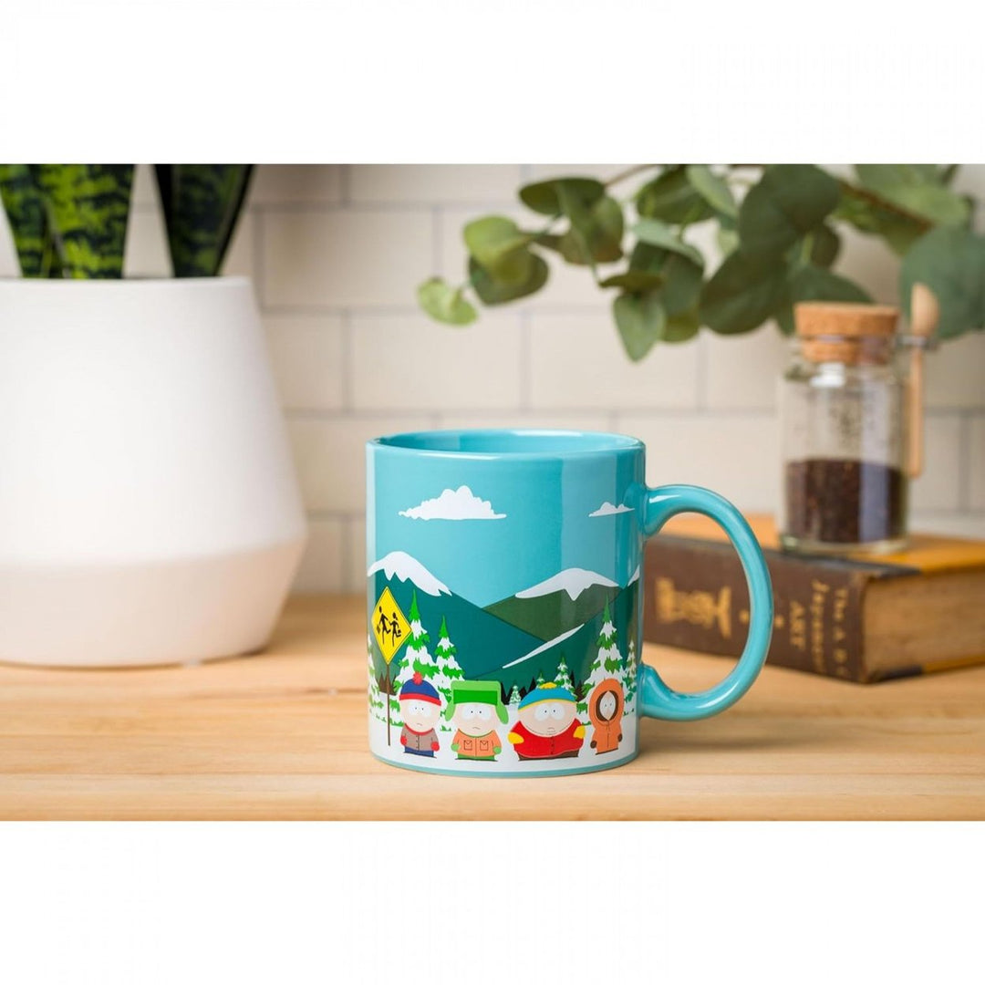 South Park Bus Stop 20oz Ceramic Camper Mug Image 6