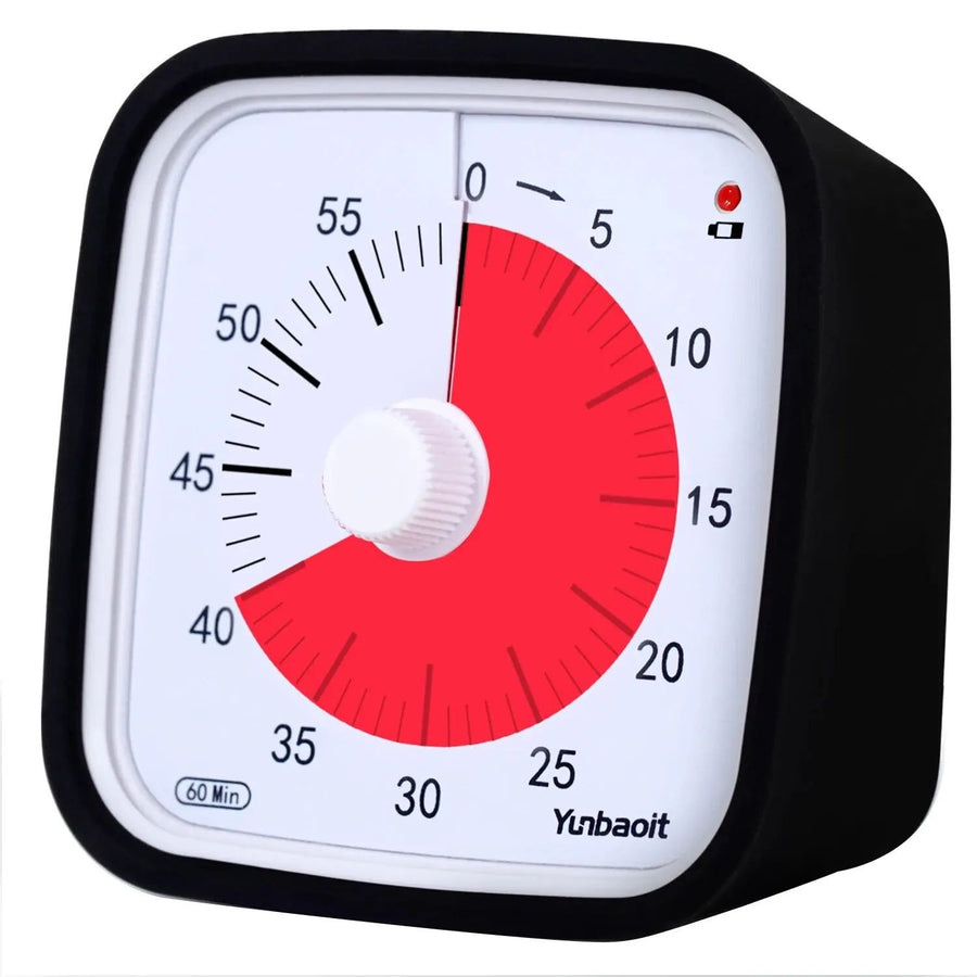 Upgraded 60-Minute Silent Visual Timer with Protective Case for Kids Image 1