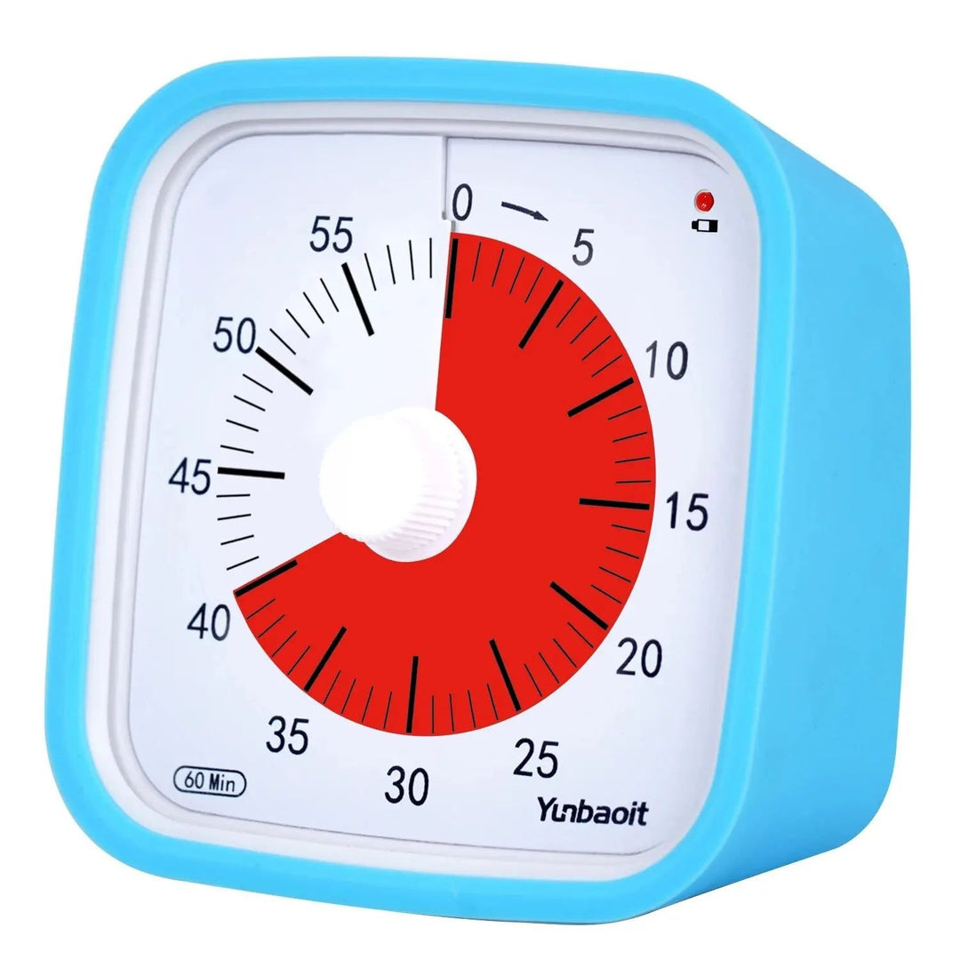 Upgraded 60-Minute Silent Visual Timer with Protective Case for Kids Image 2