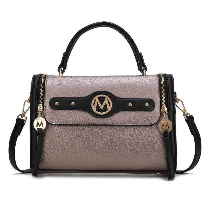 MKFCollection Sabrina ll Shoulder Bag - Vegan Leather Designer Handbag Image 10