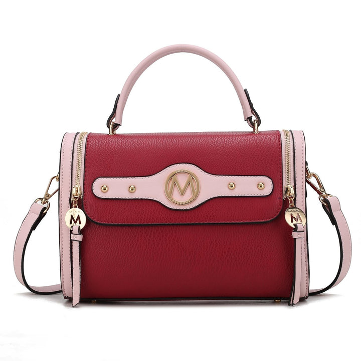 MKFCollection Sabrina ll Shoulder Bag - Vegan Leather Designer Handbag Image 11