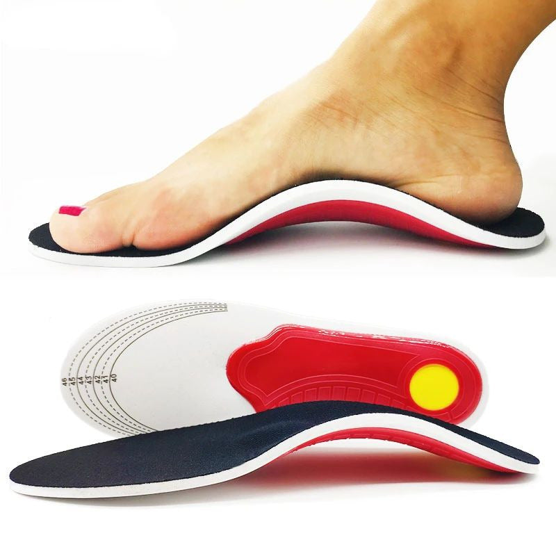 Orthotic Arch Support Insoles for Flatfoot Pressure Relief Cushioning Image 1