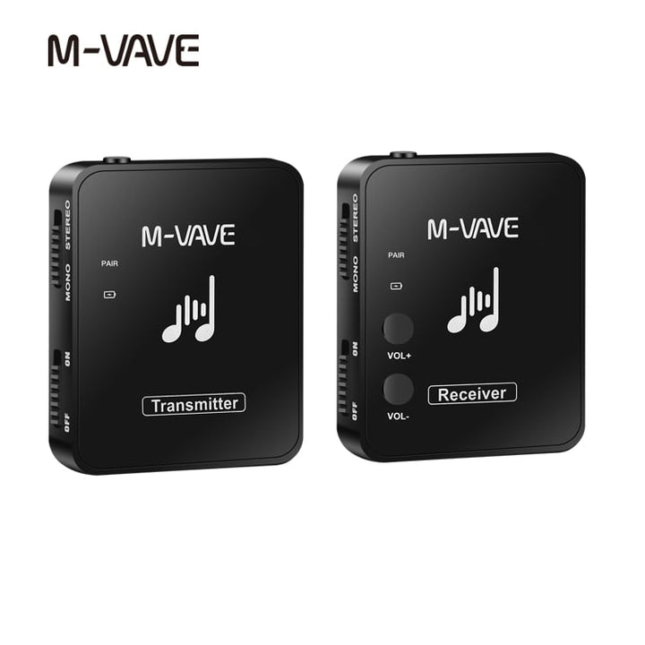 M-VAVE WP-10 2.4GHz Wireless Earphone Monitor Transmission System Rechargeable Transmitter and Receiver Image 1