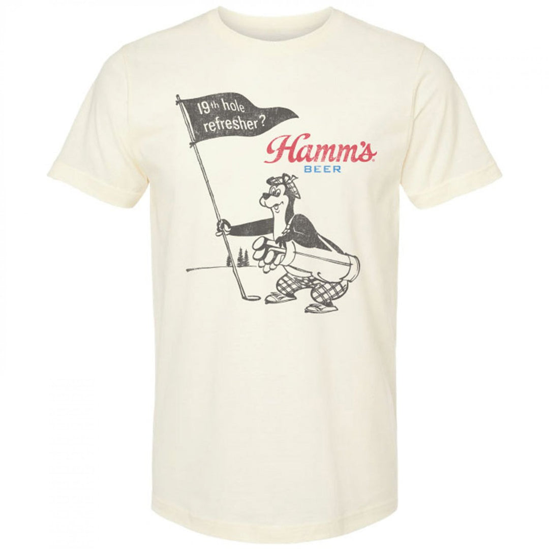 Hamms Beer 19th Hole Golf T-Shirt Image 1